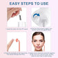 Appareil Haute Fréquence avec 4 Rouge Neon, Haute Fréquence Portable Outils de Beauté Faciale Visage Baguette pour Réduire Les Rides, Les Yeux Gonflés, Les Cernes, La Perte de Cheveux